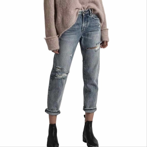 One Teaspoon Awesome Baggies Size 25 Blue Light Wash - Picture 3 of 11